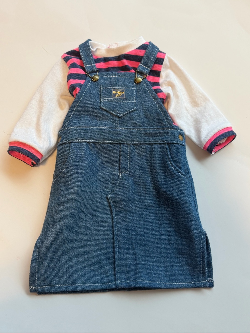 18” Doll Seamstress Outfit Denim Dress